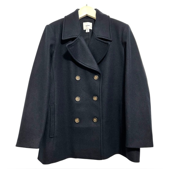 Old Navy Double Breasted Pea Coat Black Size XXL - Picture 1 of 9